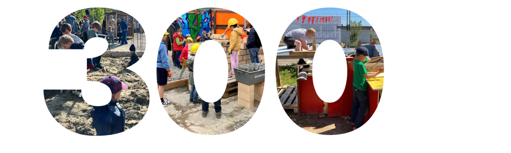 Über 300 Kinder haben im 2025 das Angebot der Kinderbaustelle genutzt.