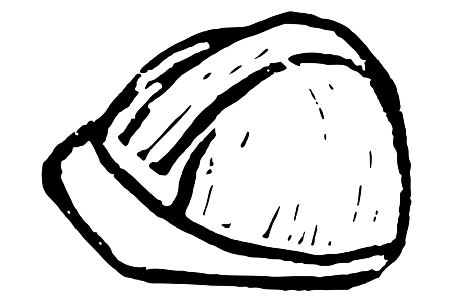 Illustration eines Bauhelmes in Kindergrösse