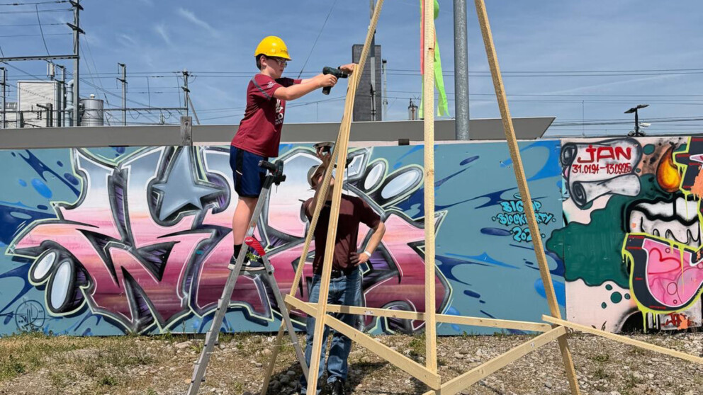 Impression von der Saisoneröffnung 2026 auf dem Terrain Sud in Aarau