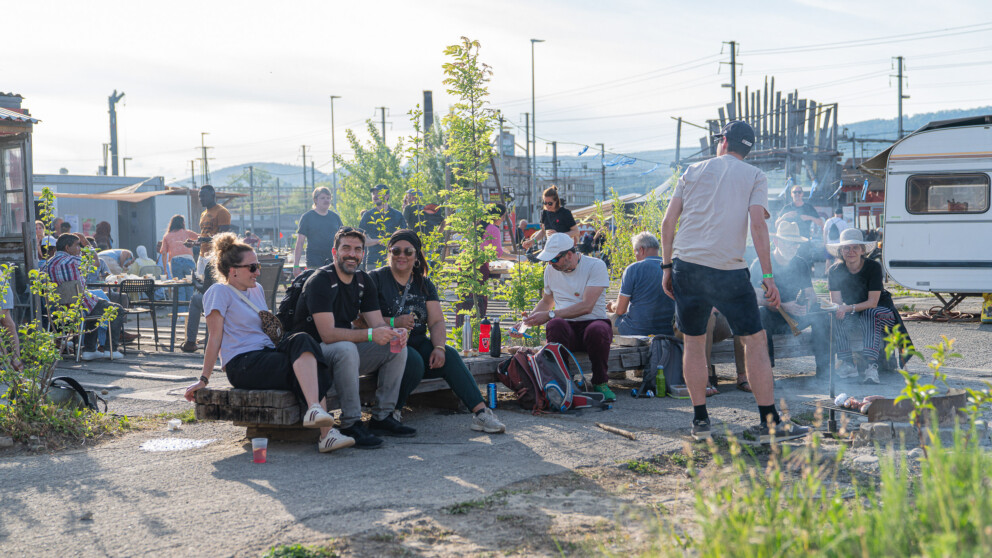 Impression von der Saisoneröffnung 2026 auf dem Terrain Sud in Aarau